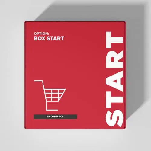 Paquete Box Start, versión básica de tienda online